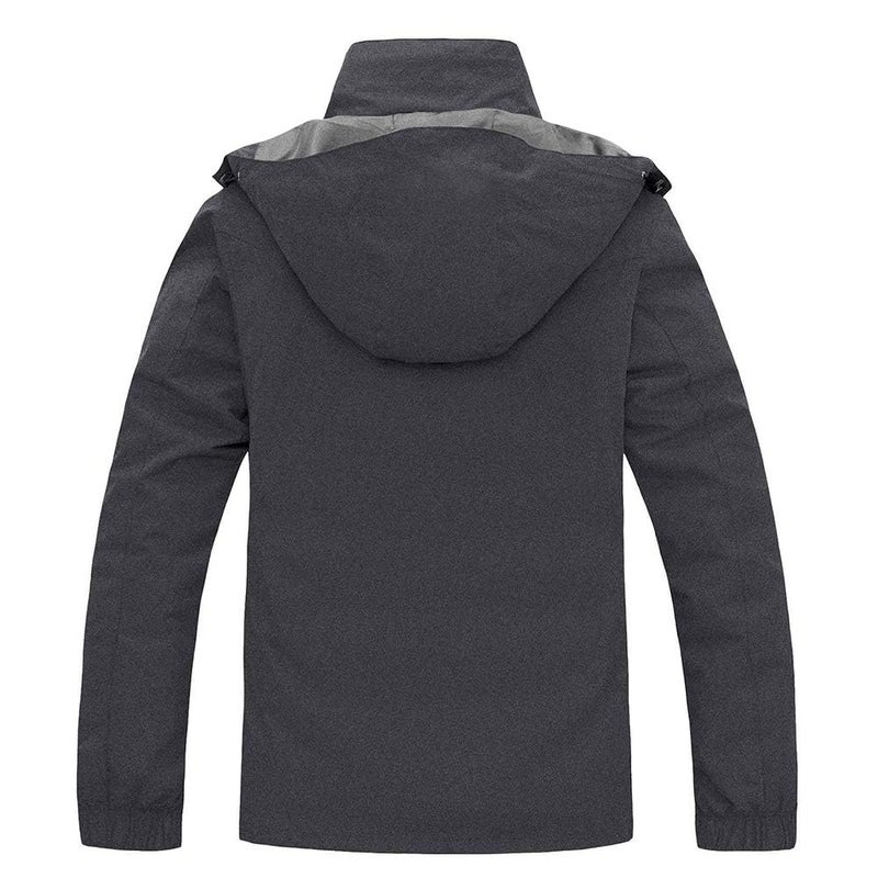 wantdo Women's Mountain Waterproof Snowboarding Jacket Warm Hooded Winter Coat Dark Gray M - Image 2